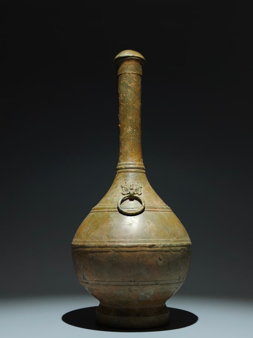A Exquisite Bronze String Pattern Vase - 4
