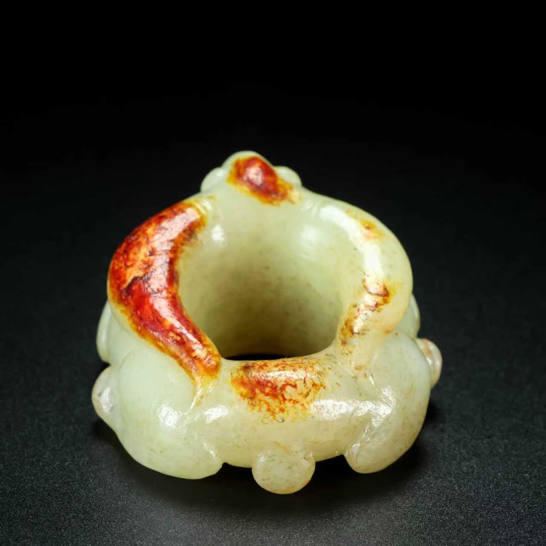A Exquisite Hotan Jade Thumb Ring - 4
