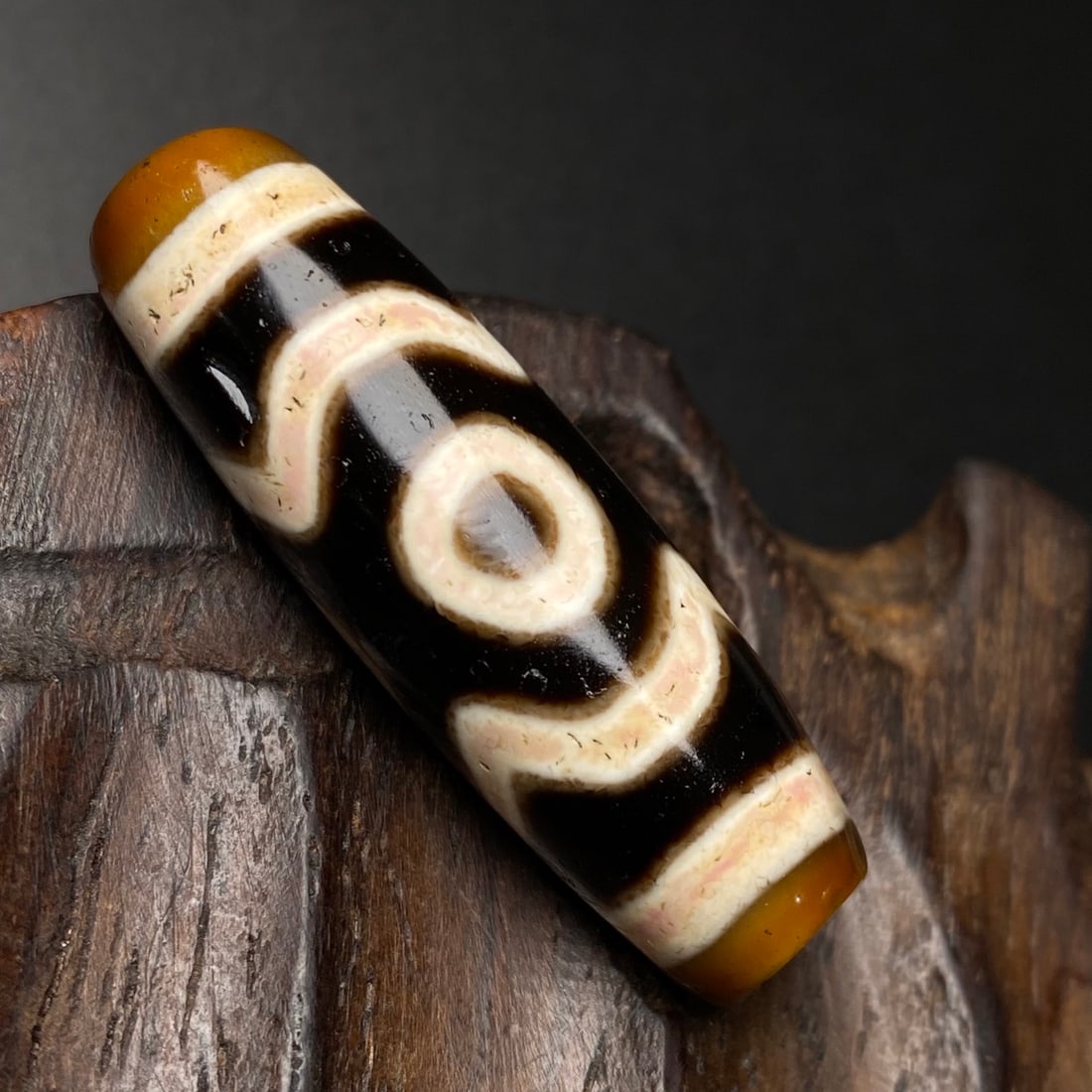 A Exquisite Three-eye Dzi bead - 3