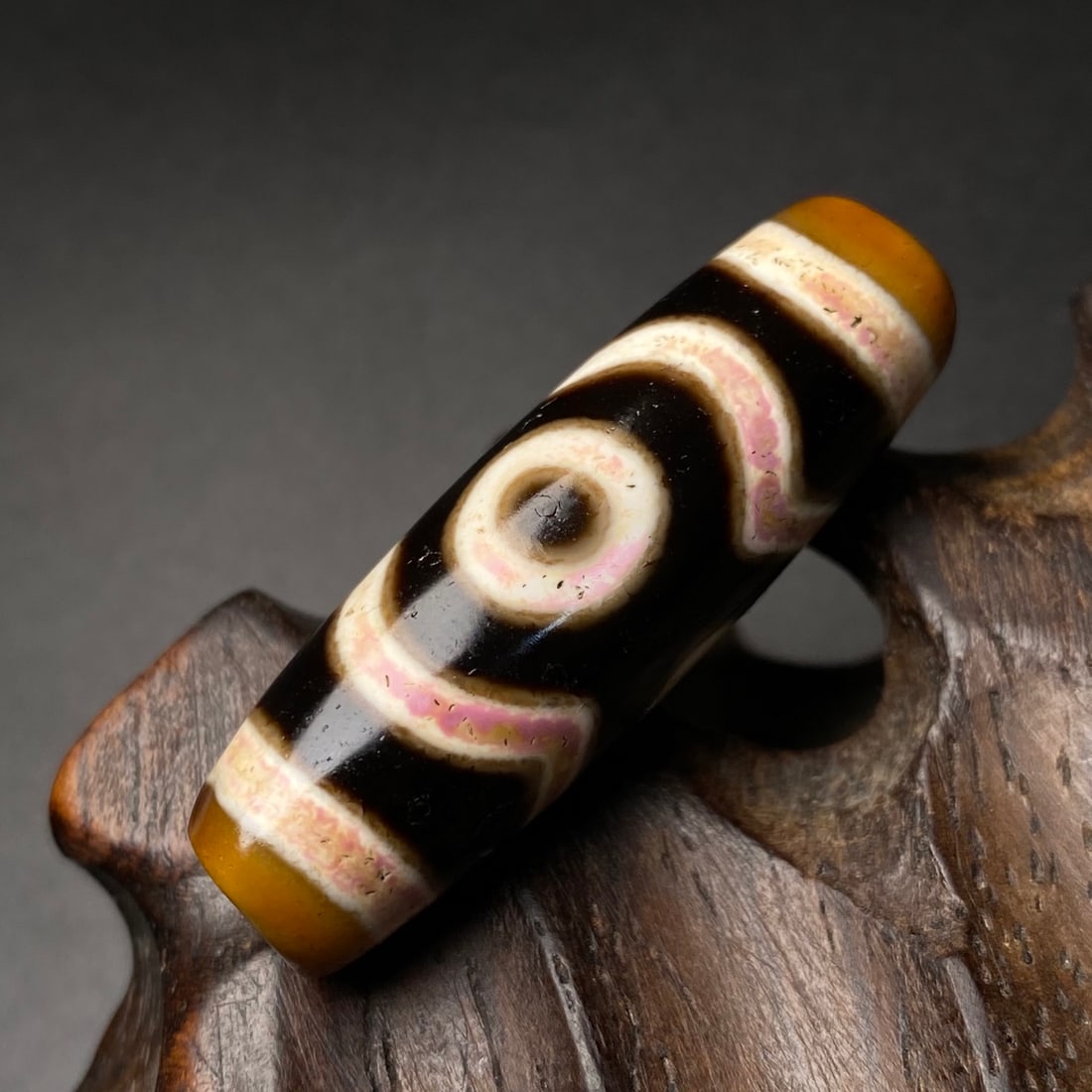 A Exquisite Three-eye Dzi bead - 4