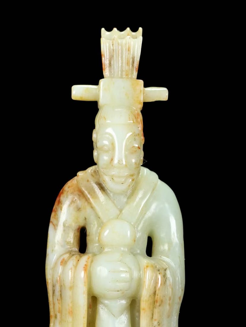 A Exquisite Hotan Jade Figures - 4