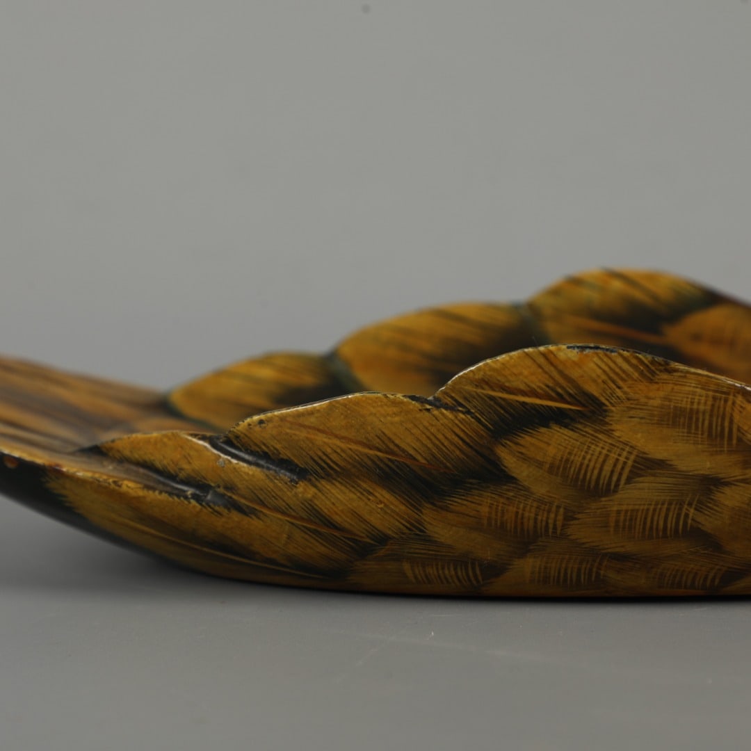 A Exquisite Lacquerware Duck Plate - 3