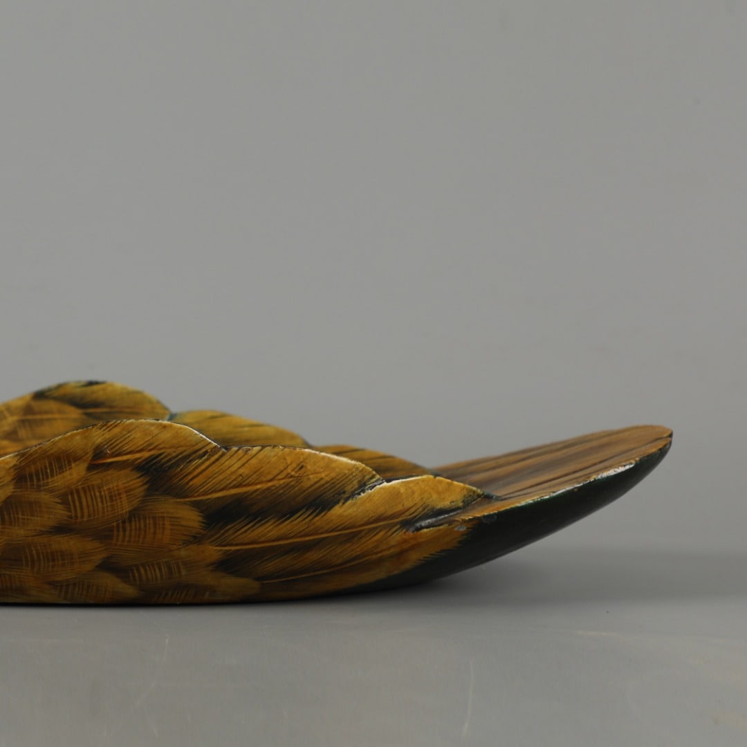 A Exquisite Lacquerware Duck Plate - 4