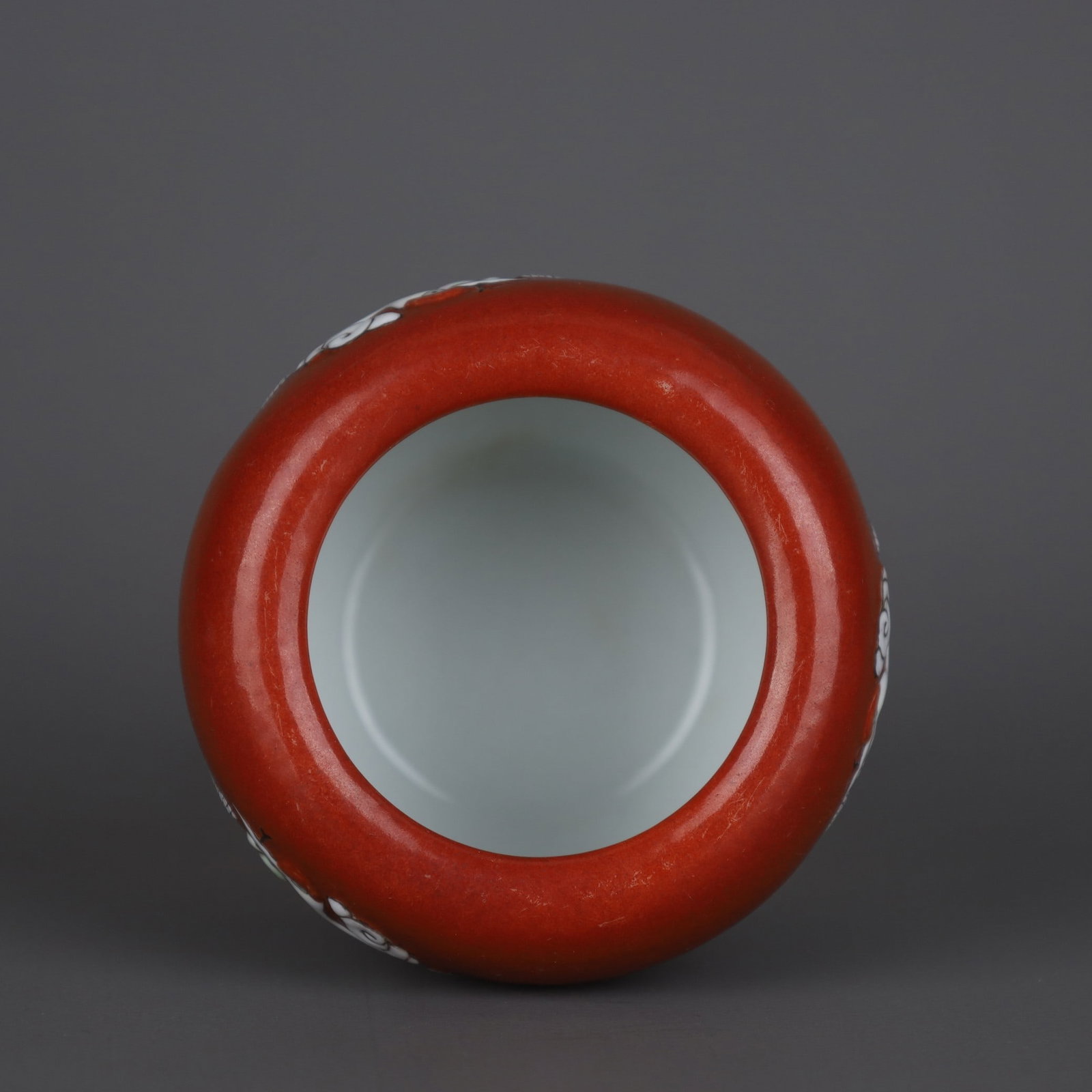 A Exquisite Iron-Red Phoenix Pattern Brush Washer - 3