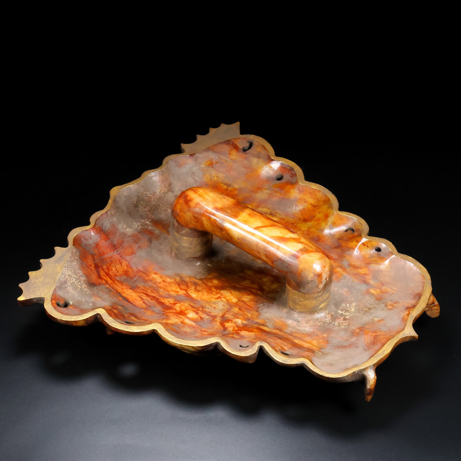 A Exquisite Hotan Jade Beast-Face Pattern Shield - 6