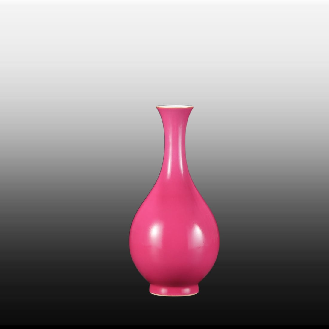 A Exquisite Ruby Red-Glazed Vase - 2