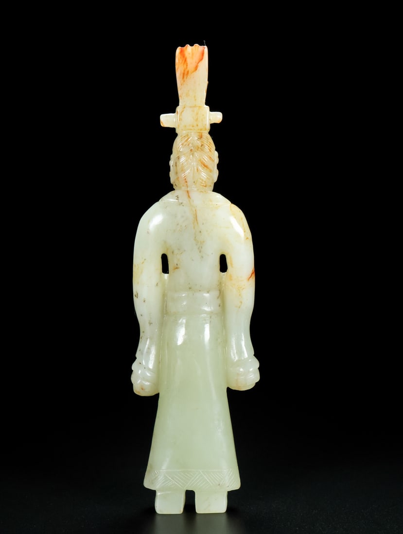 A Exquisite Hotan Jade Figures - 4