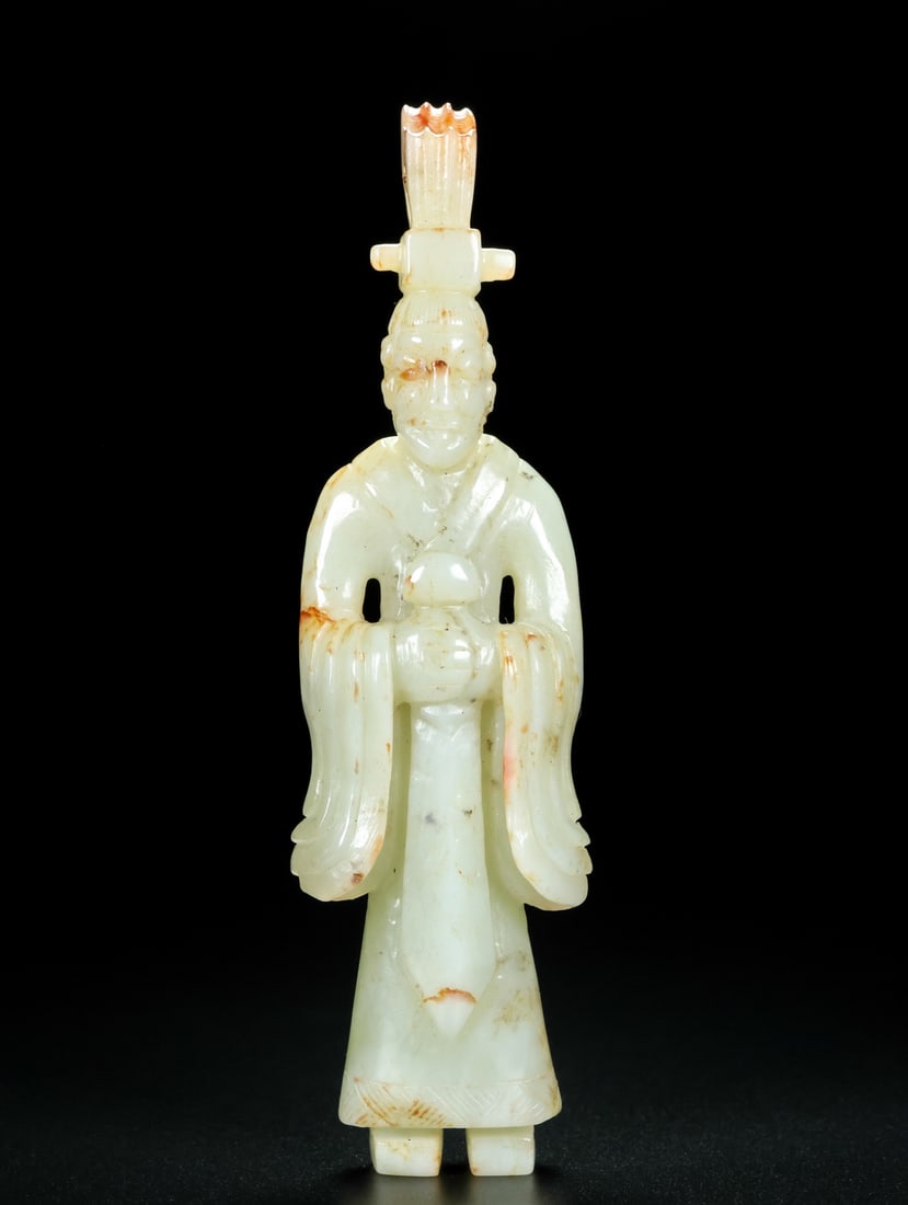 A Exquisite Hotan Jade Figures - 7