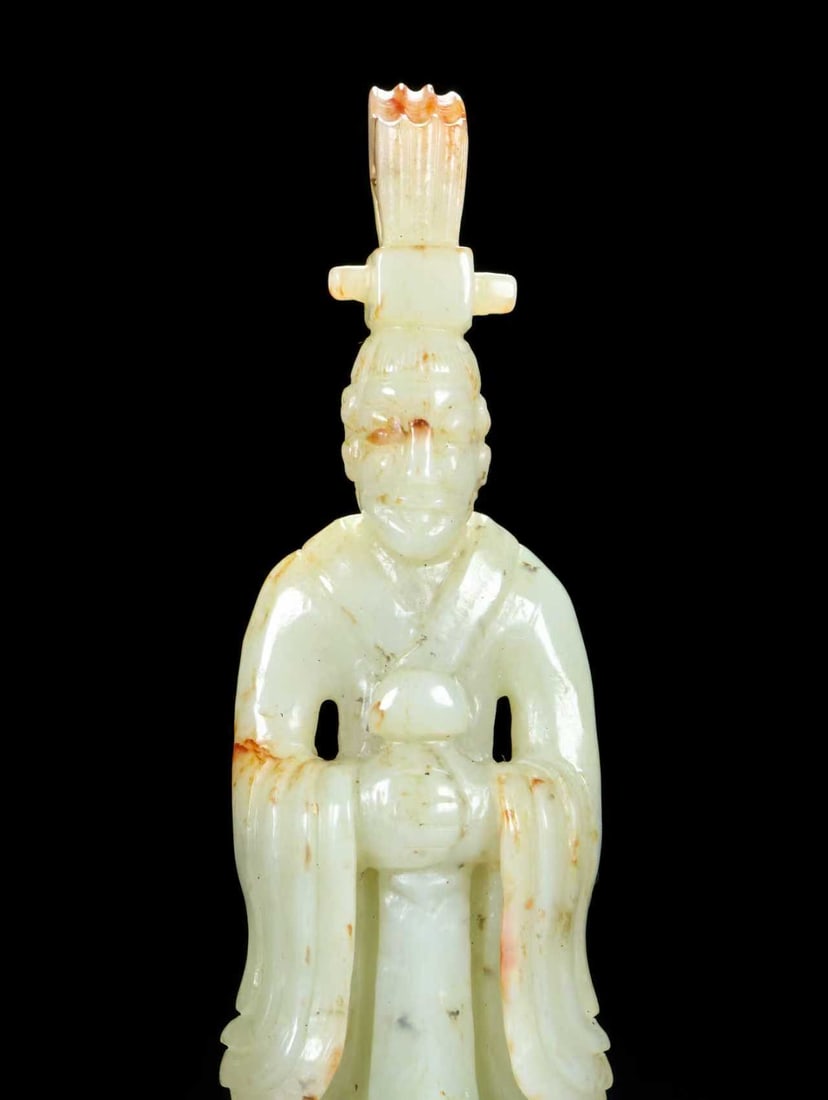 A Exquisite Hotan Jade Figures - 8