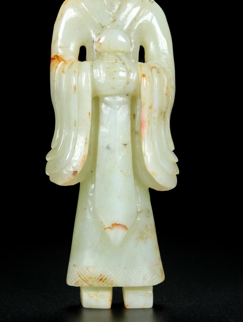 A Exquisite Hotan Jade Figures - 9