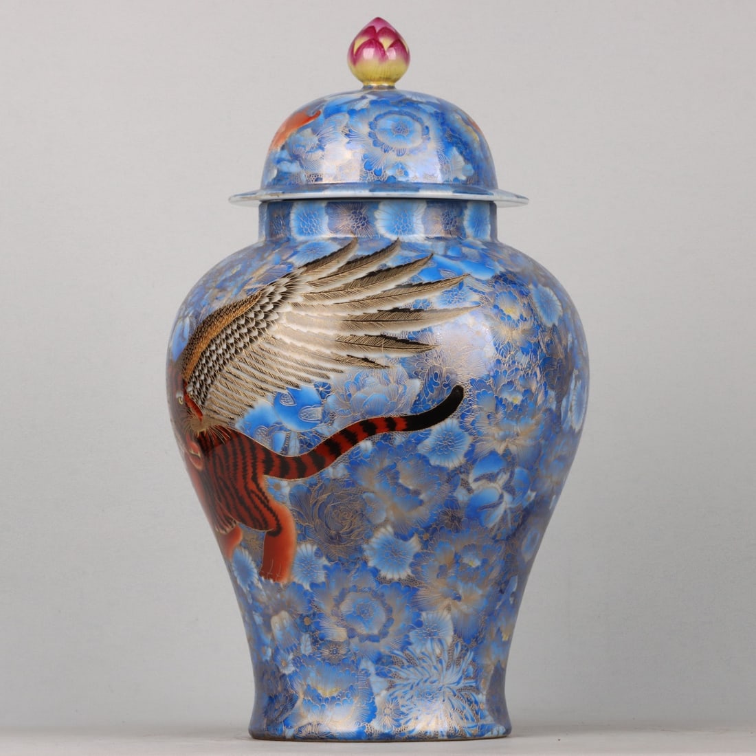 A Exquisite Enamel Tiger Pattern Jar - 2
