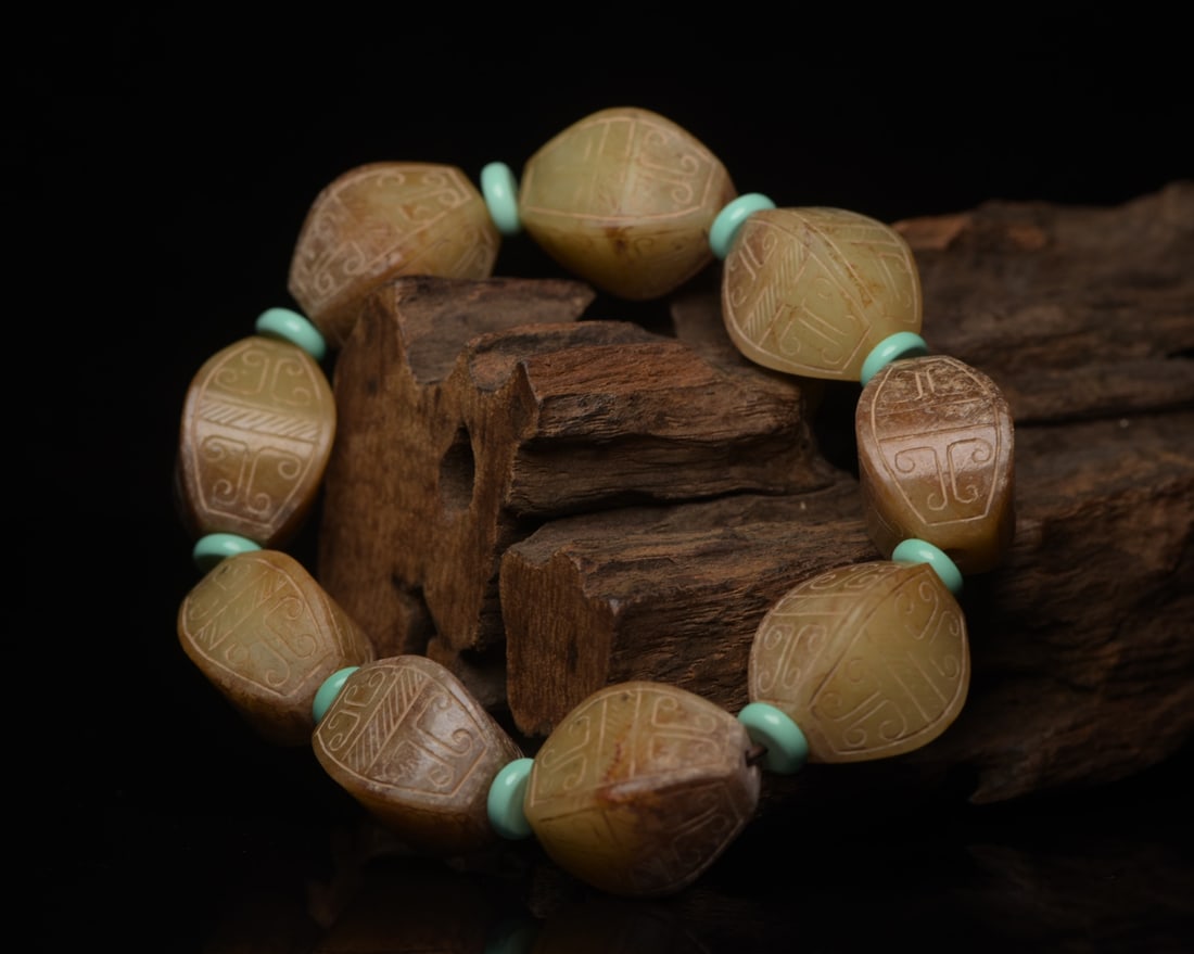 A Exquisite Hotan Jade Bracelets - 2