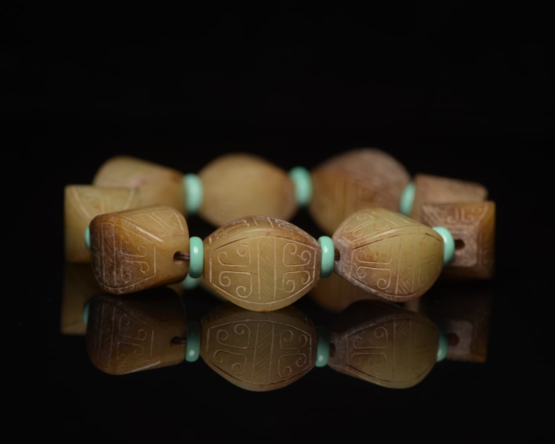 A Exquisite Hotan Jade Bracelets - 5