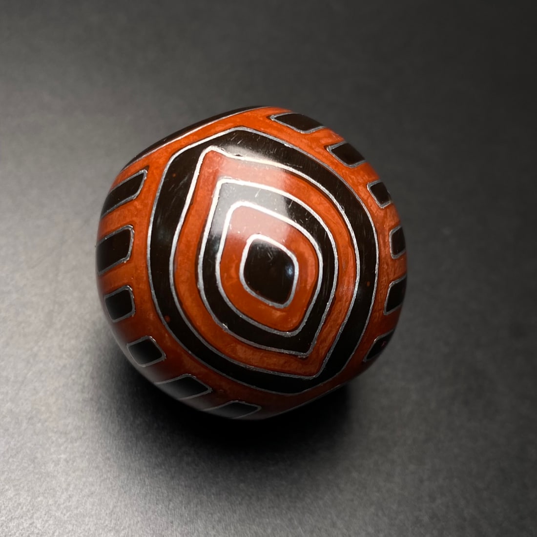 A Exquisite Three-eye Dzi bead - 3
