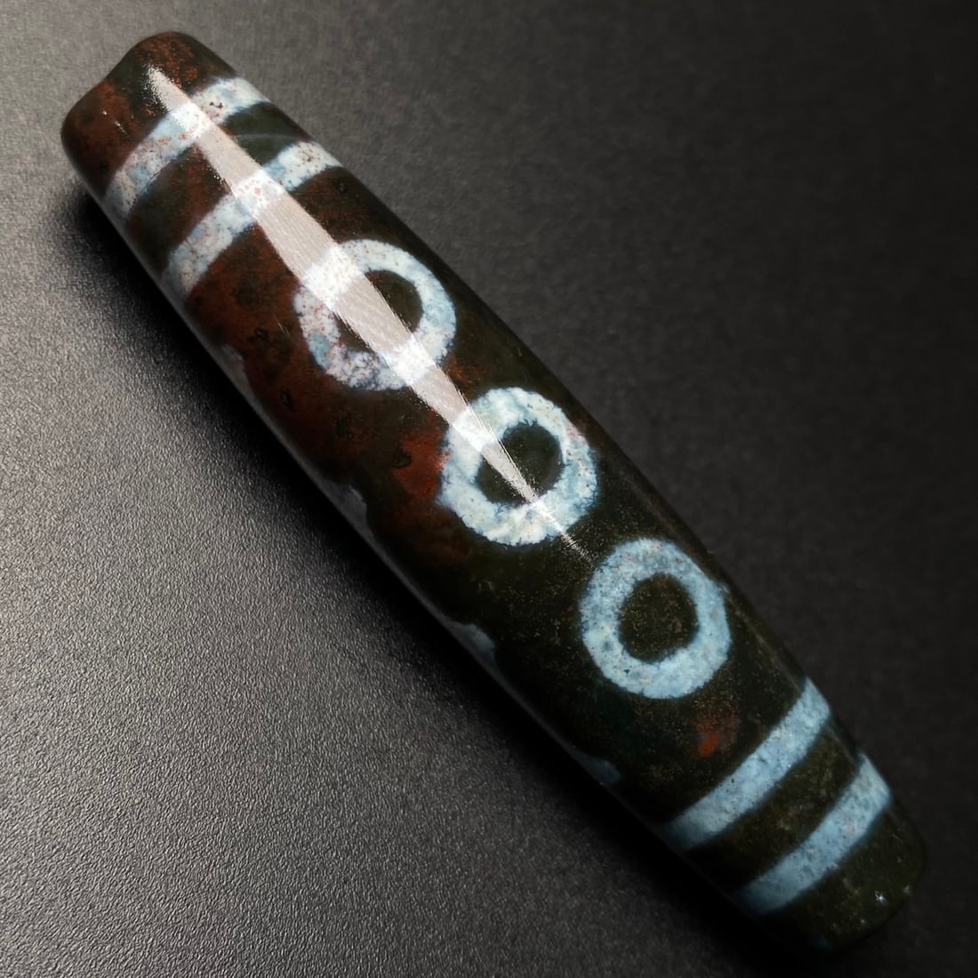 A Exquisite Five-eye Dzi bead - 2
