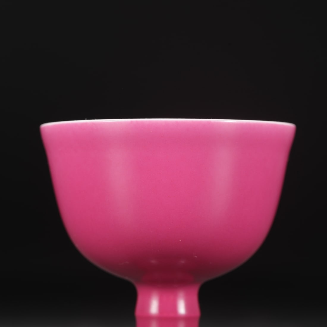 A Exquisite Ruby Red-Glazed Cup - 3