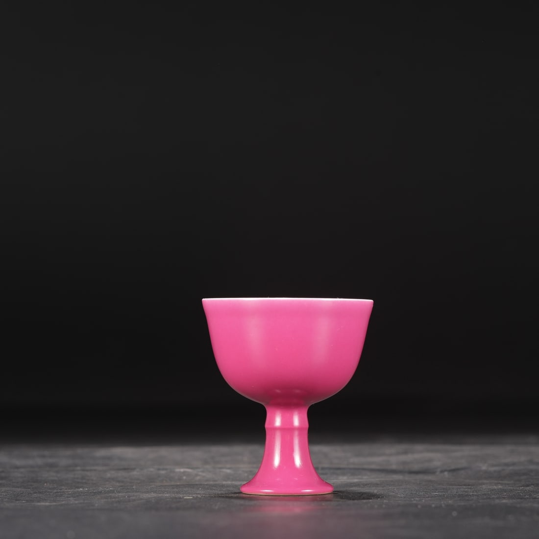 A Exquisite Ruby Red-Glazed Cup - 5