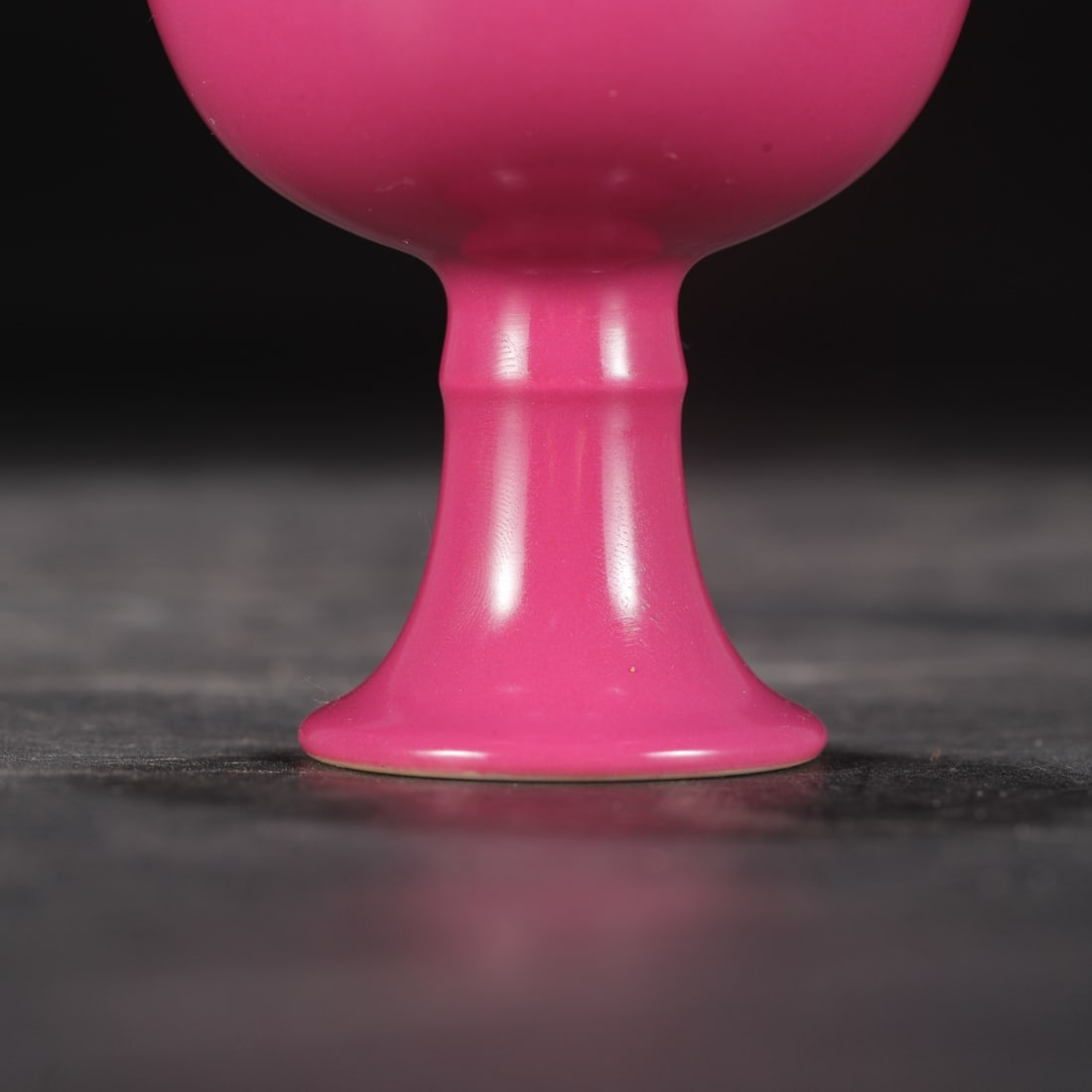 A Exquisite Ruby Red-Glazed Cup - 8