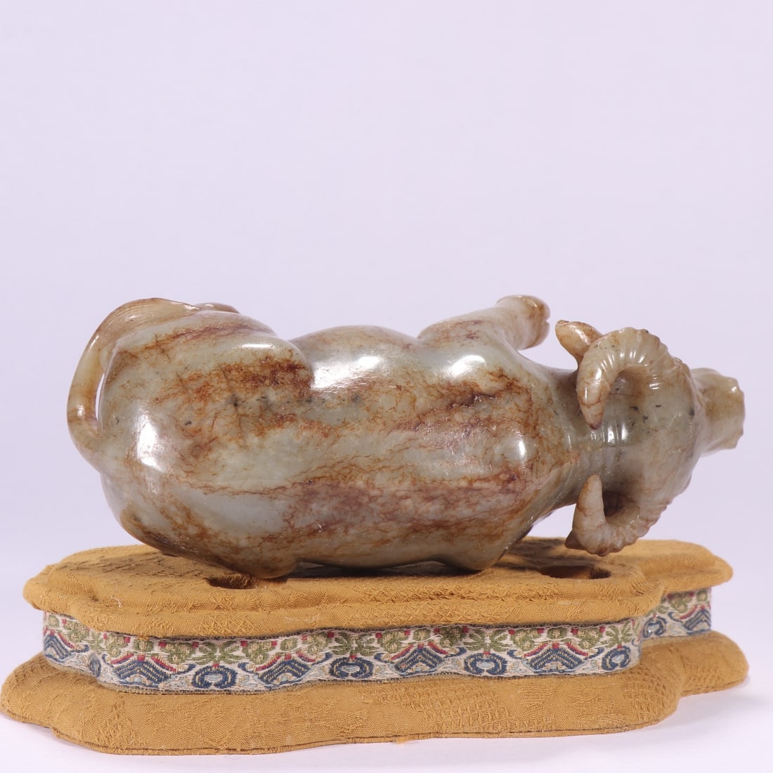 A Exquisite Hotan Jade Buffalo Ornament - 8