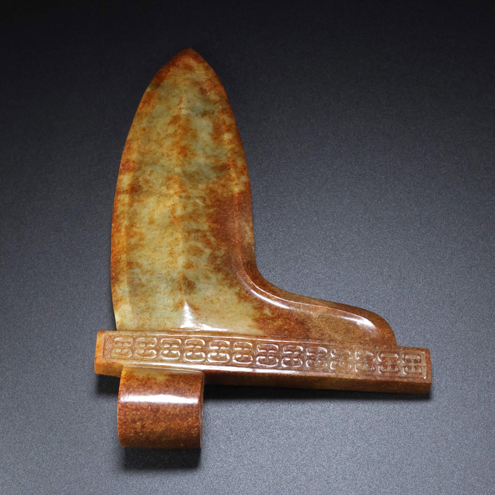 A Exquisite Hotan Jade Weapons - 4