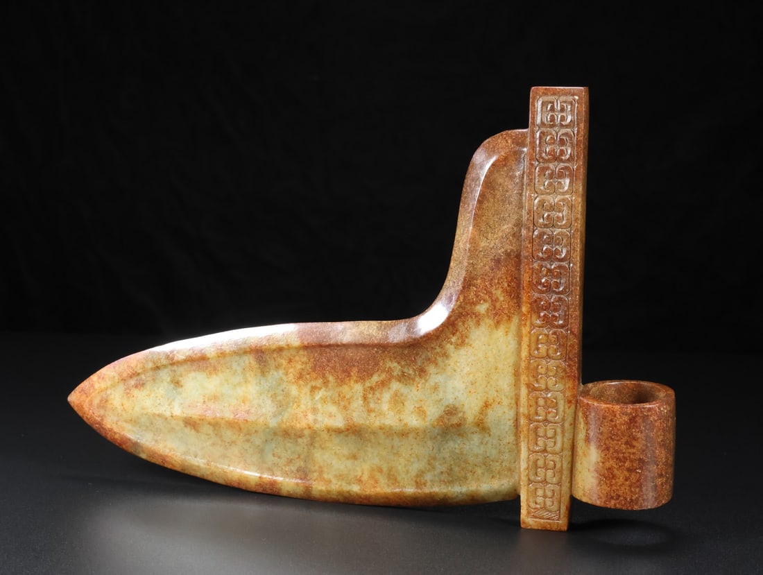 A Exquisite Hotan Jade Weapons - 6