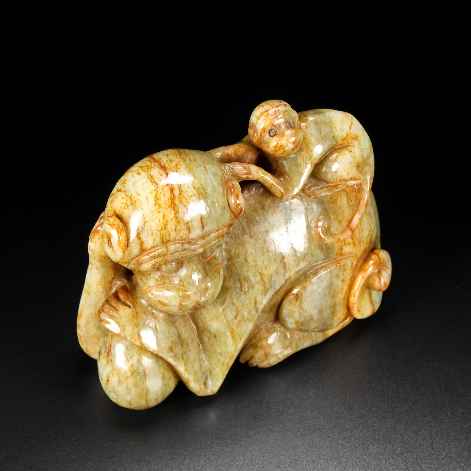 A Exquisite Hotan Jade Monkey Ornament - 4