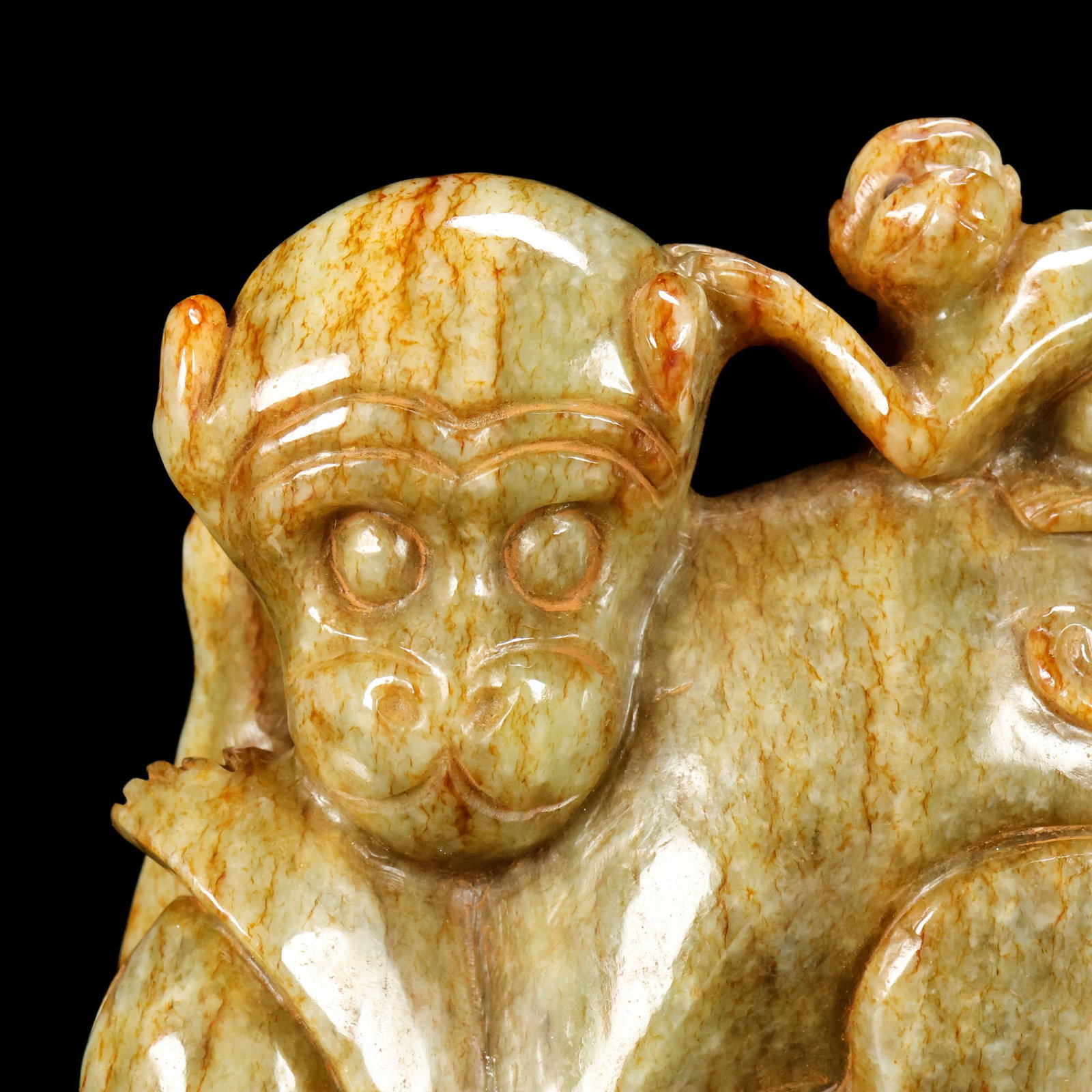 A Exquisite Hotan Jade Monkey Ornament - 6