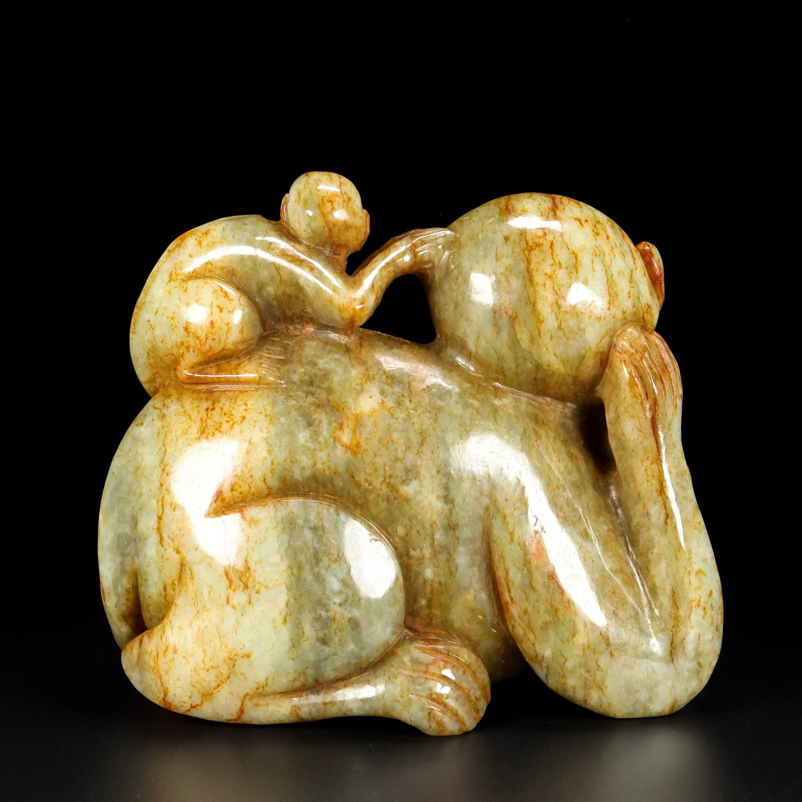 A Exquisite Hotan Jade Monkey Ornament - 8