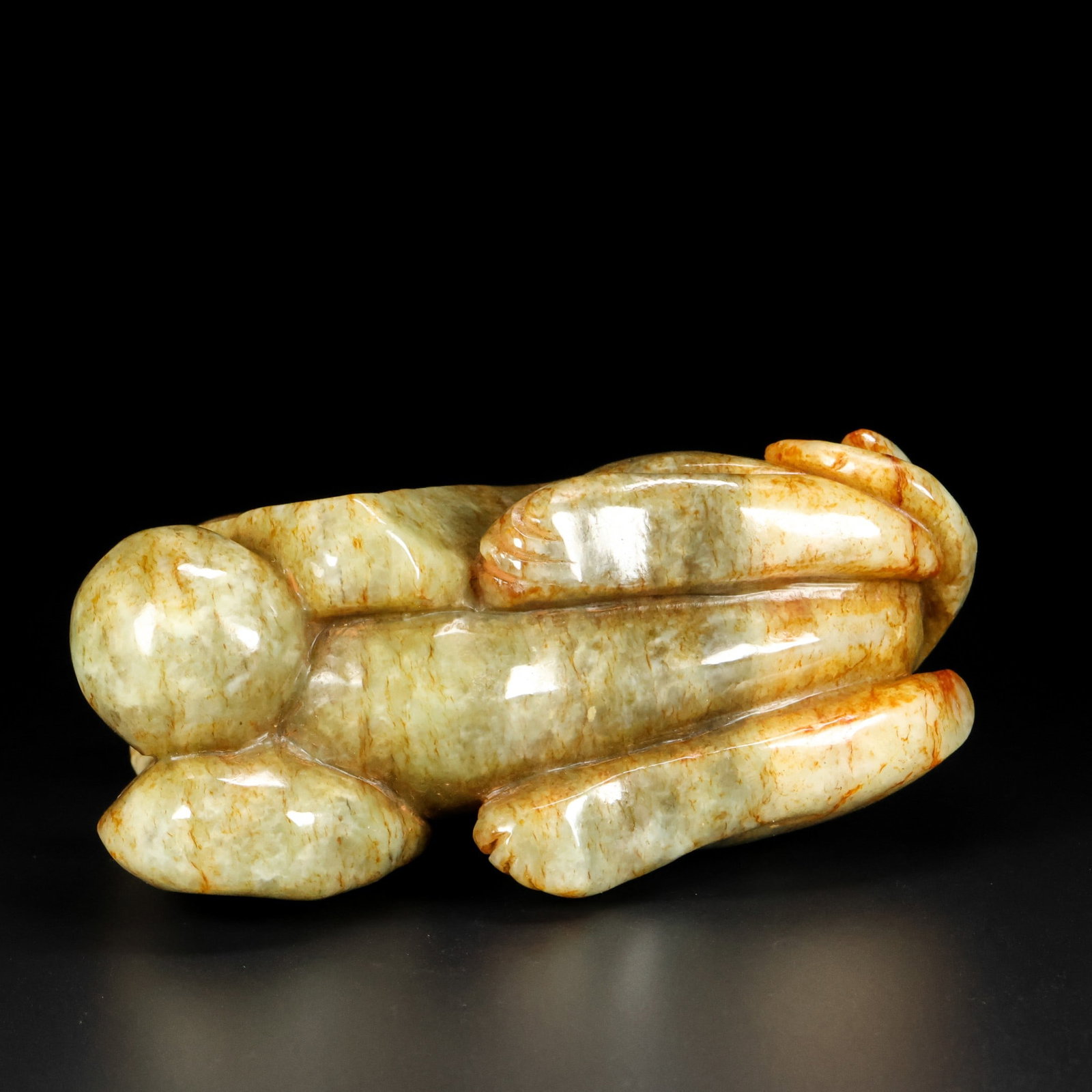 A Exquisite Hotan Jade Monkey Ornament - 9