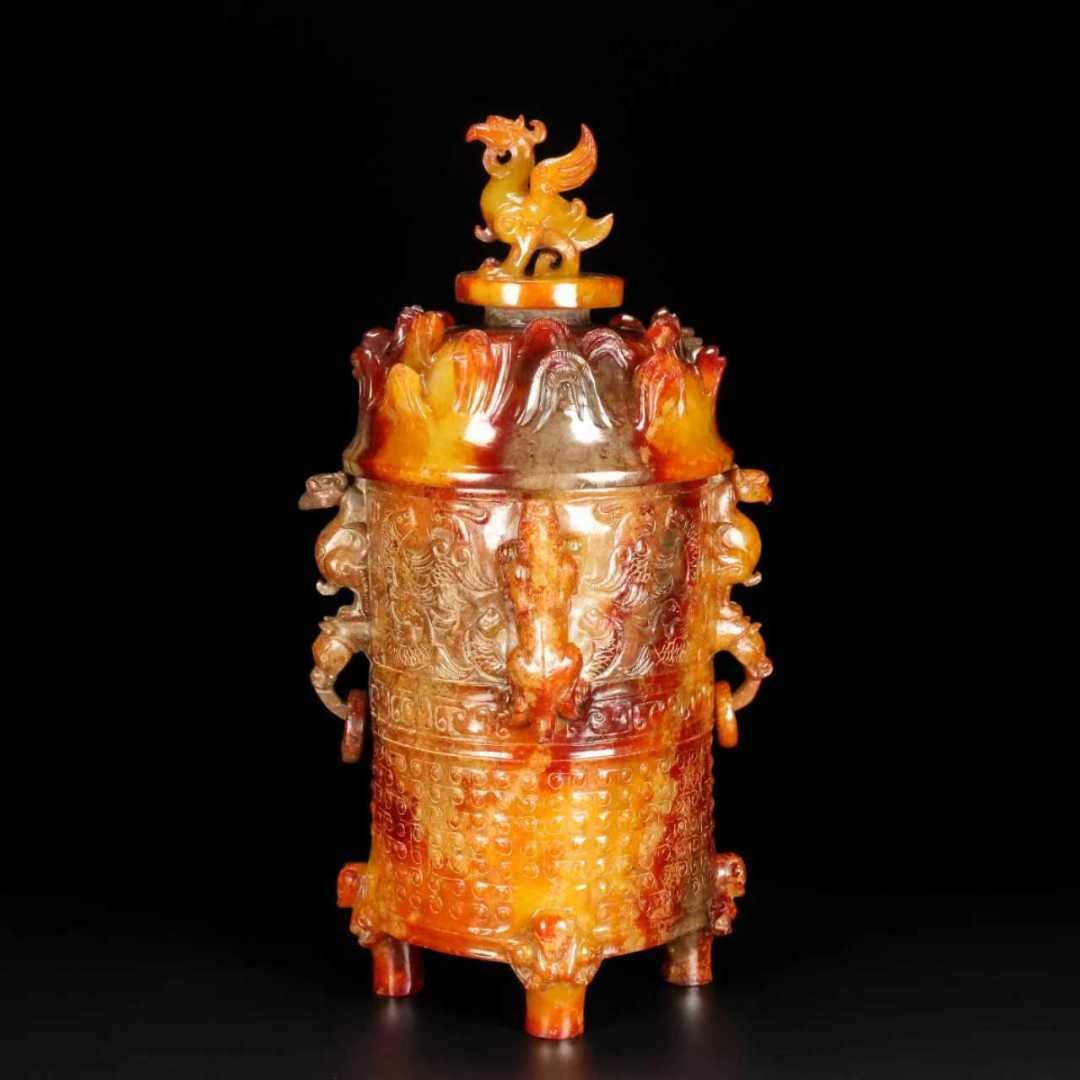 A Exquisite Hotan Jade Cup - 2