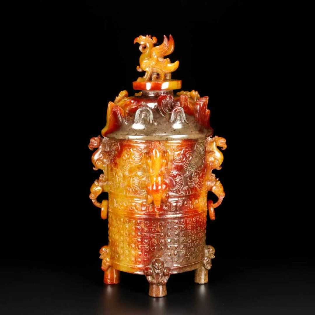 A Exquisite Hotan Jade Cup - 3