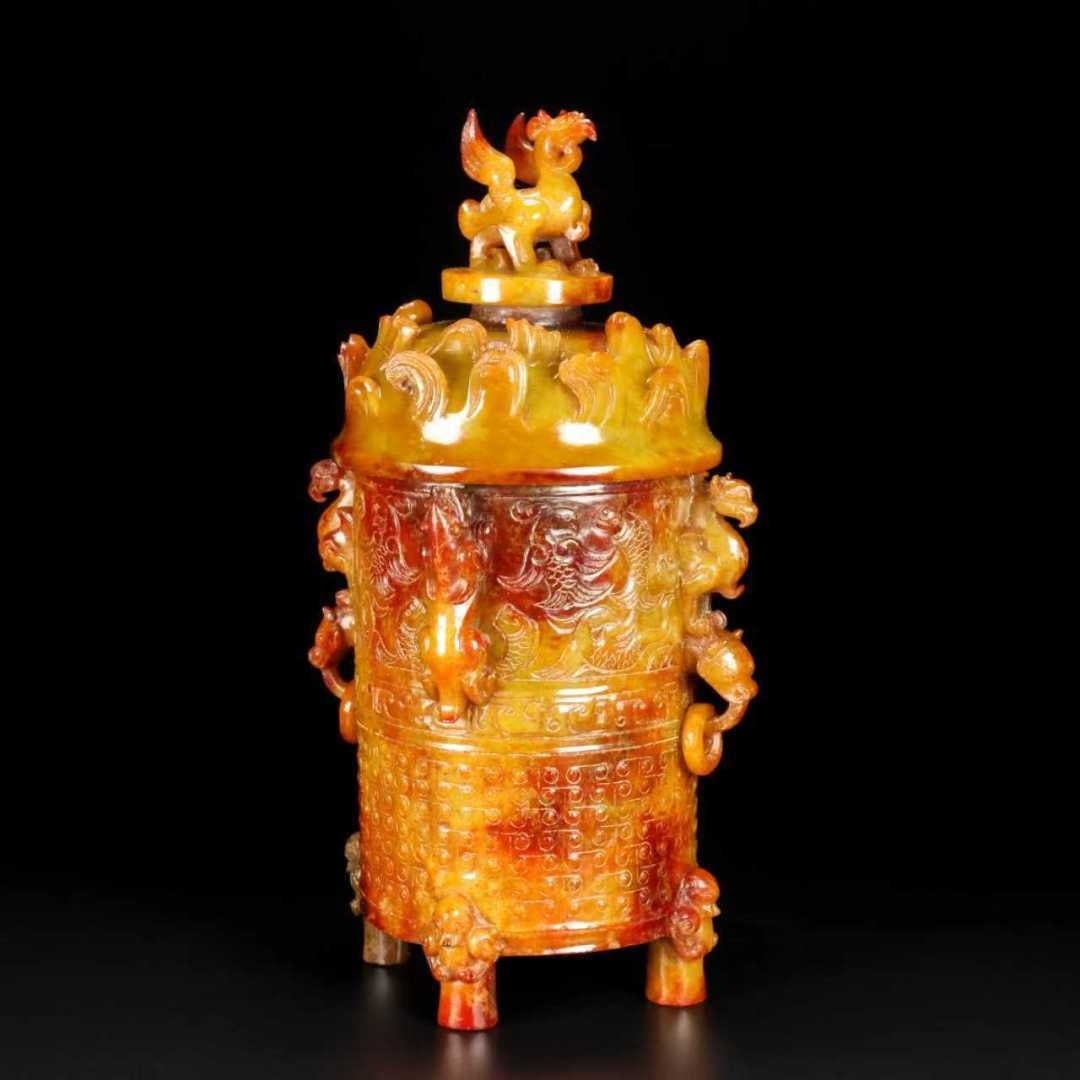 A Exquisite Hotan Jade Cup - 4