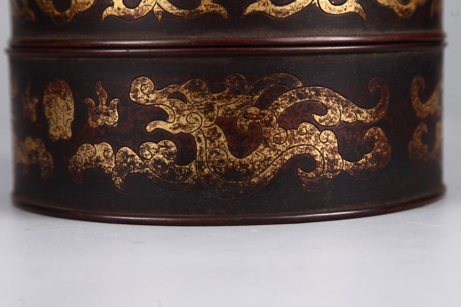 A Exquisite Gilt Bronze Dragon Pattern Box - 5
