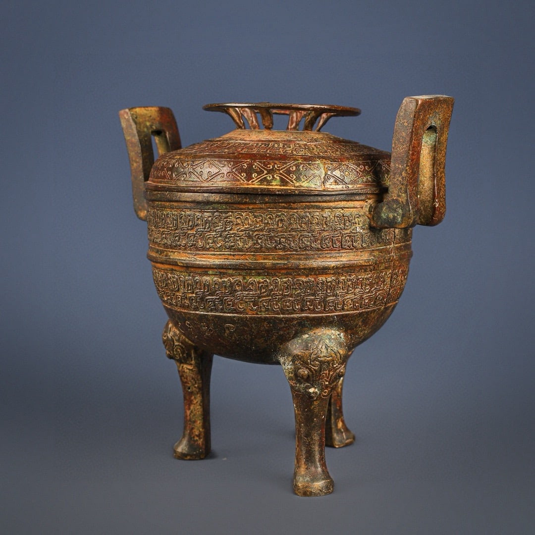 A Exquisite Bronze Dragon Pattern Jar - 4