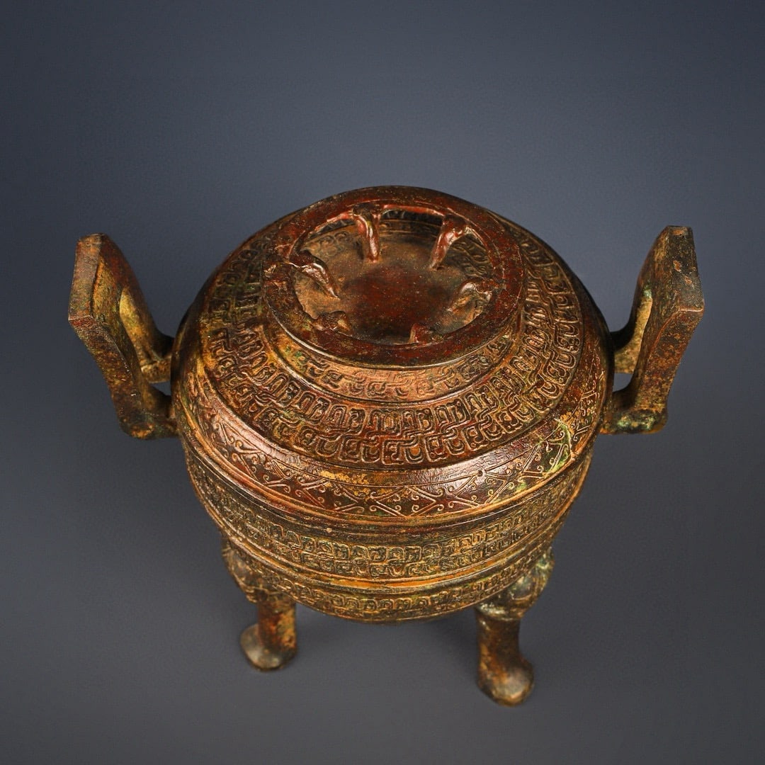 A Exquisite Bronze Dragon Pattern Jar - 6