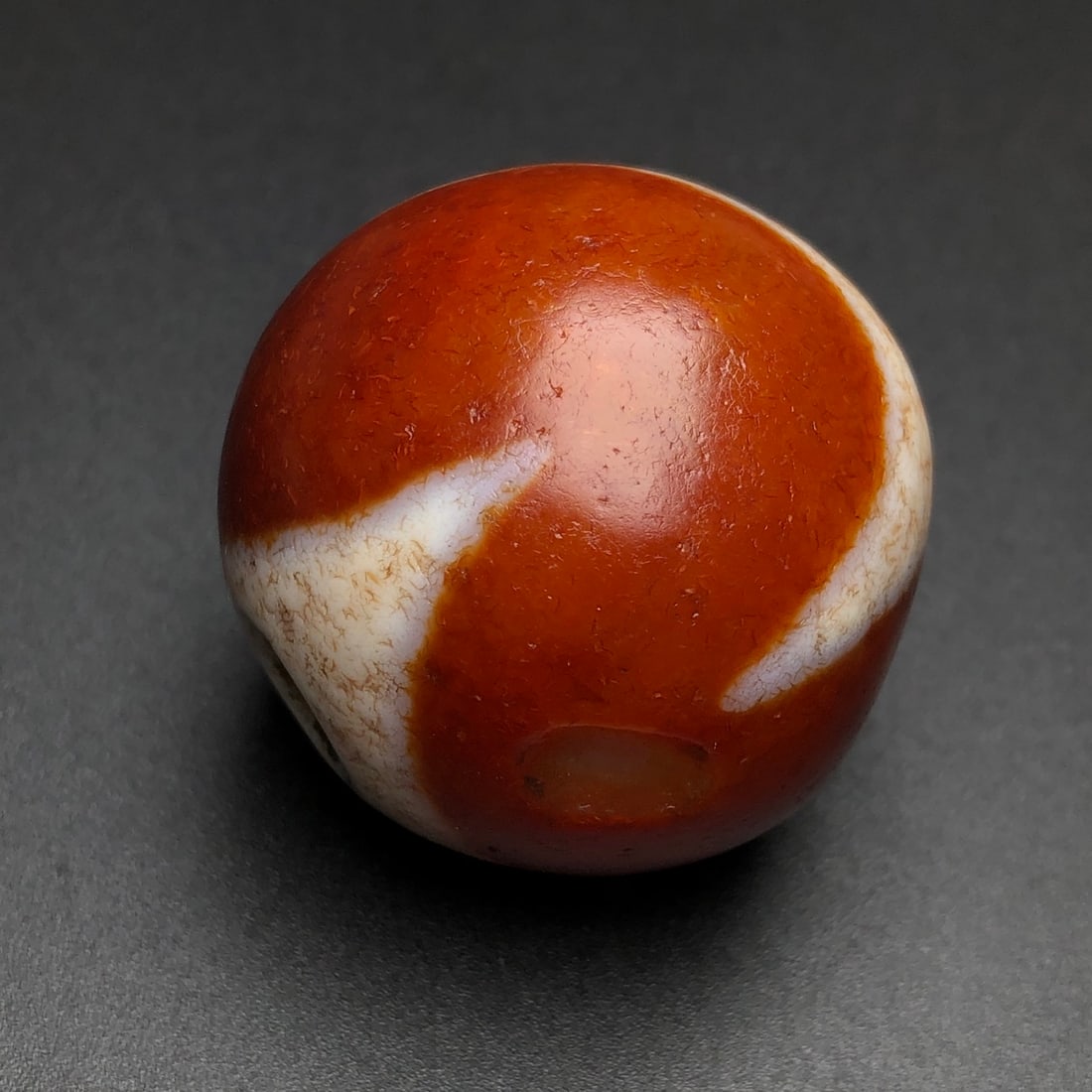 A Exquisite Tiger Tooth Dzi bead - 3