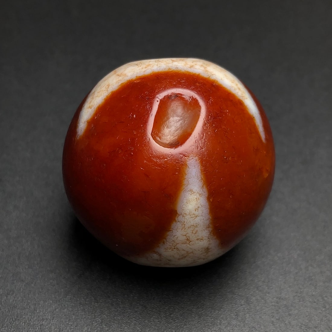 A Exquisite Tiger Tooth Dzi bead - 7