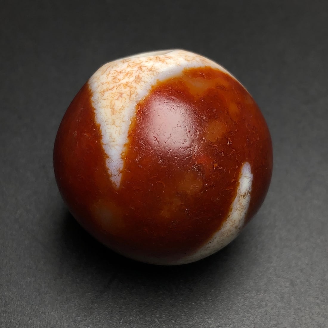 A Exquisite Tiger Tooth Dzi bead - 8