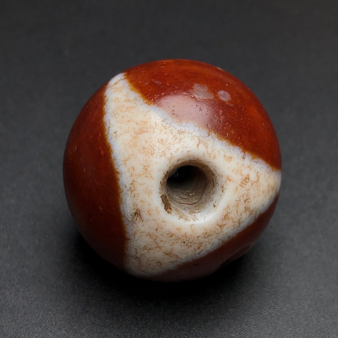 A Exquisite Tiger Tooth Dzi bead - 9