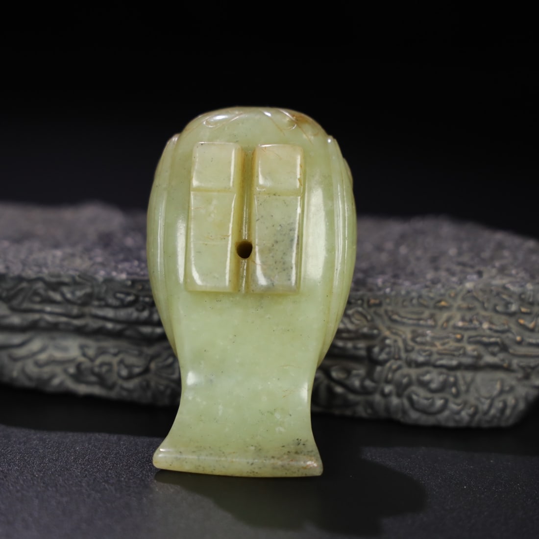 A Exquisite Hotan Jade Bird Ornament - 8