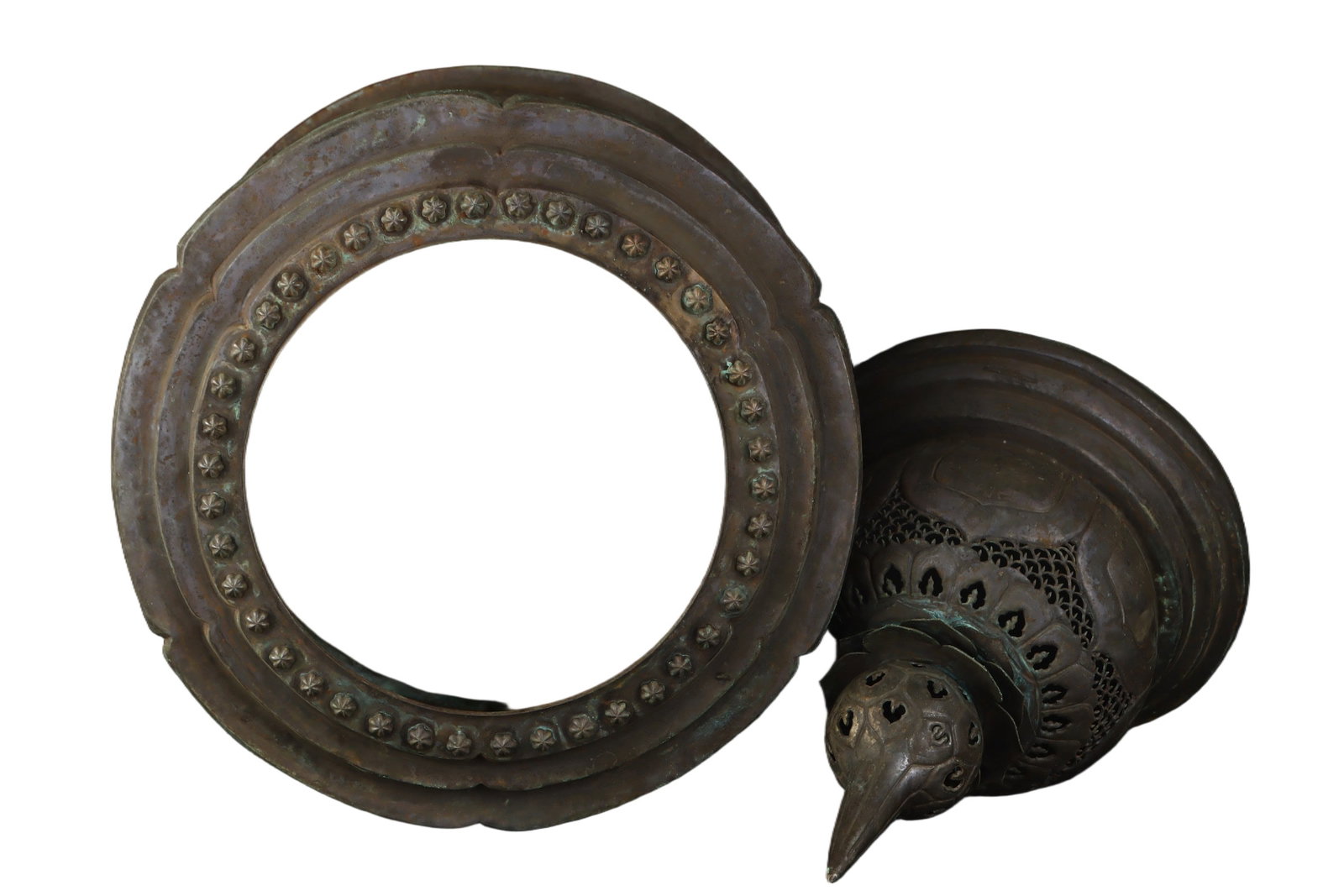 A Exquisite Black Silver General Censer - 7