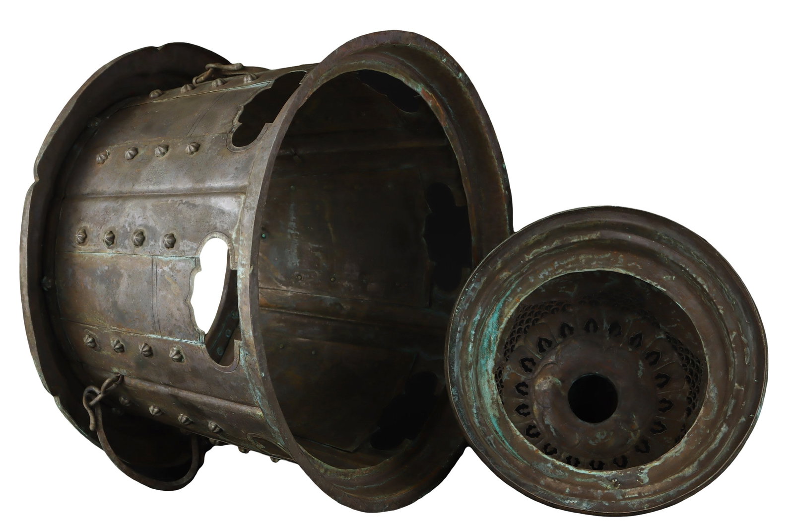 A Exquisite Black Silver General Censer - 8