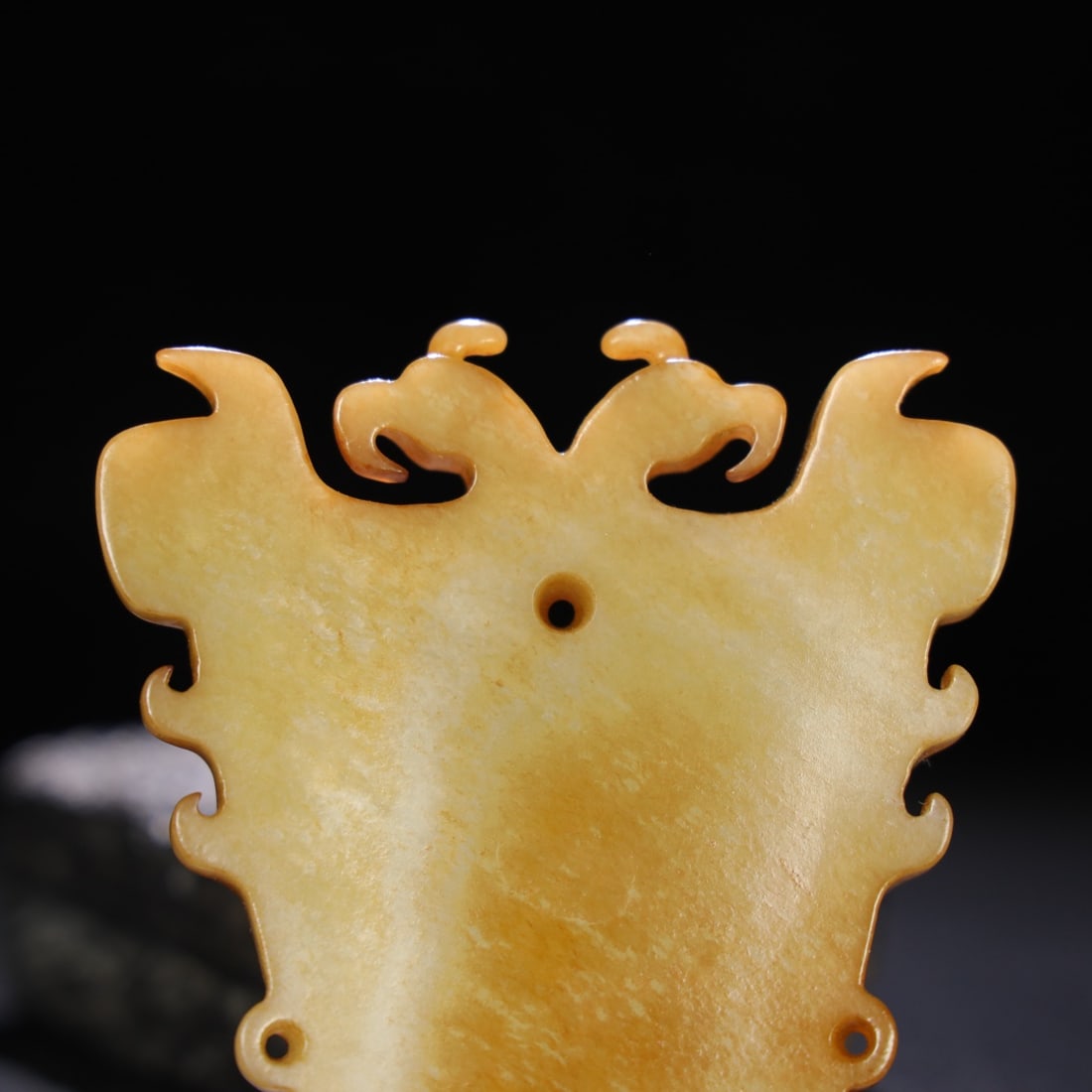 A Exquisite Hotan Jade Beast-Face Pattern Mask - 5