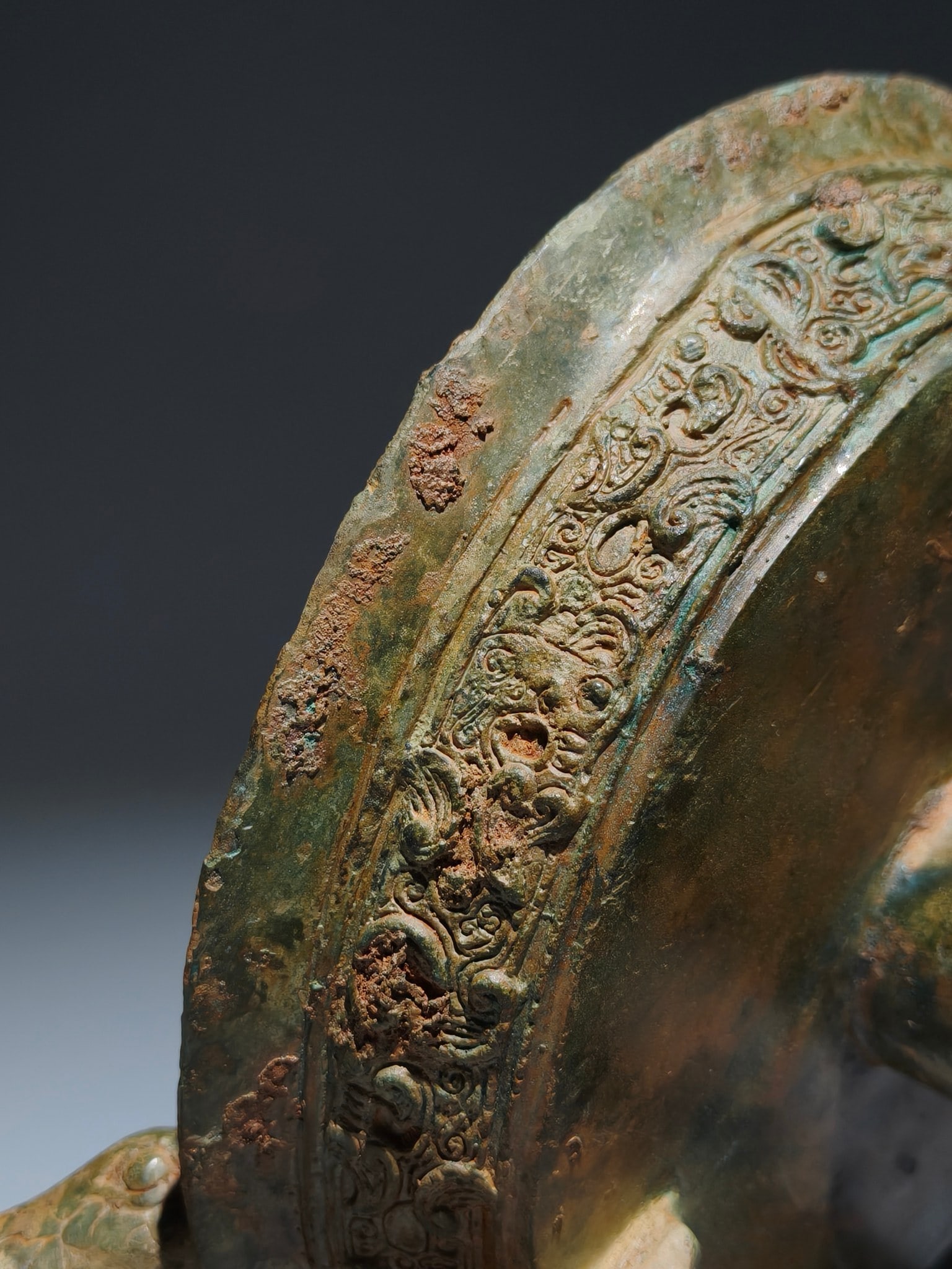 A Exquisite Bronze Bird-handle Candlestick - 5