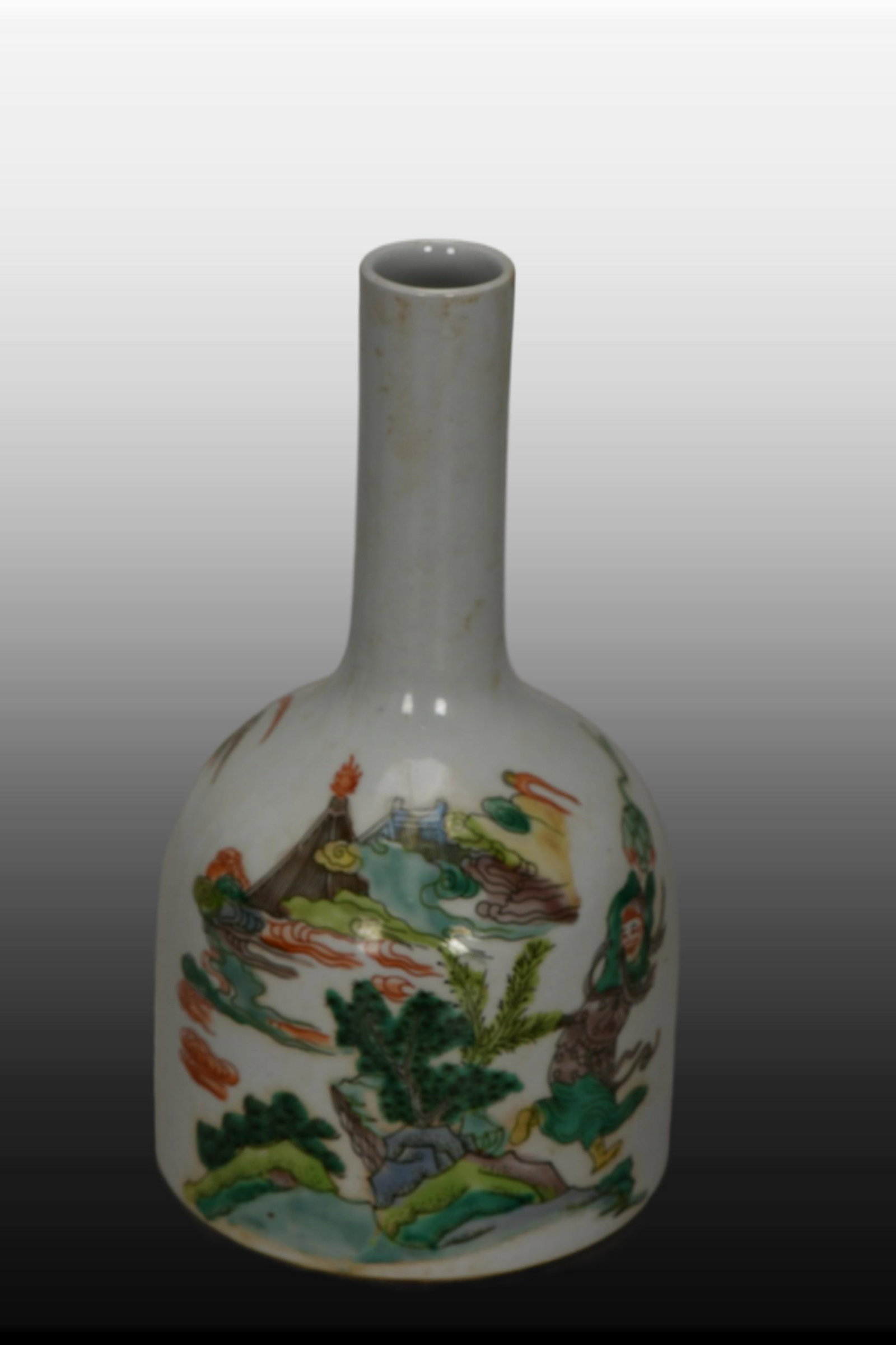 A Exquisite Wucai Figures Pattern Vase - 2