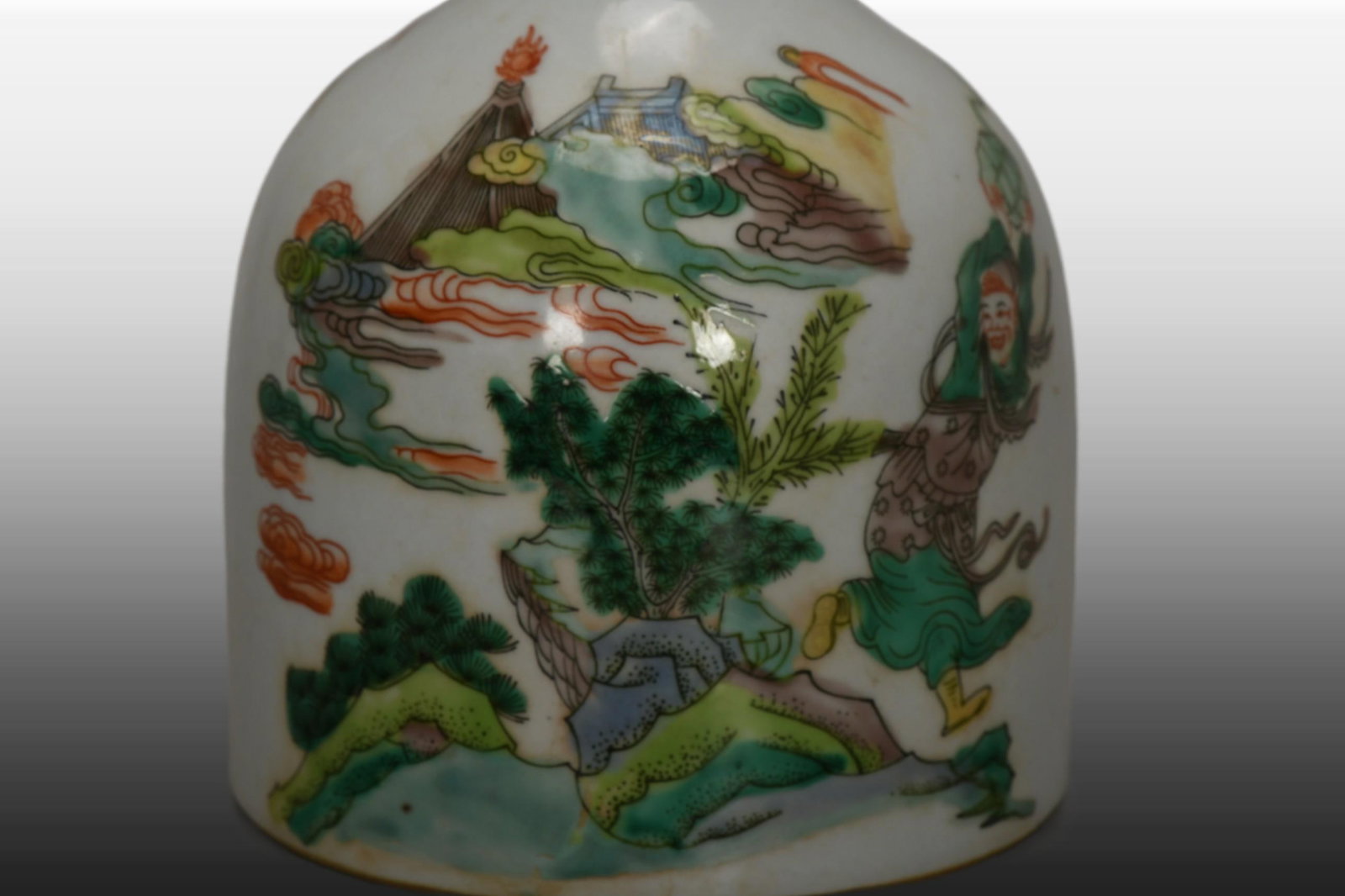 A Exquisite Wucai Figures Pattern Vase - 3