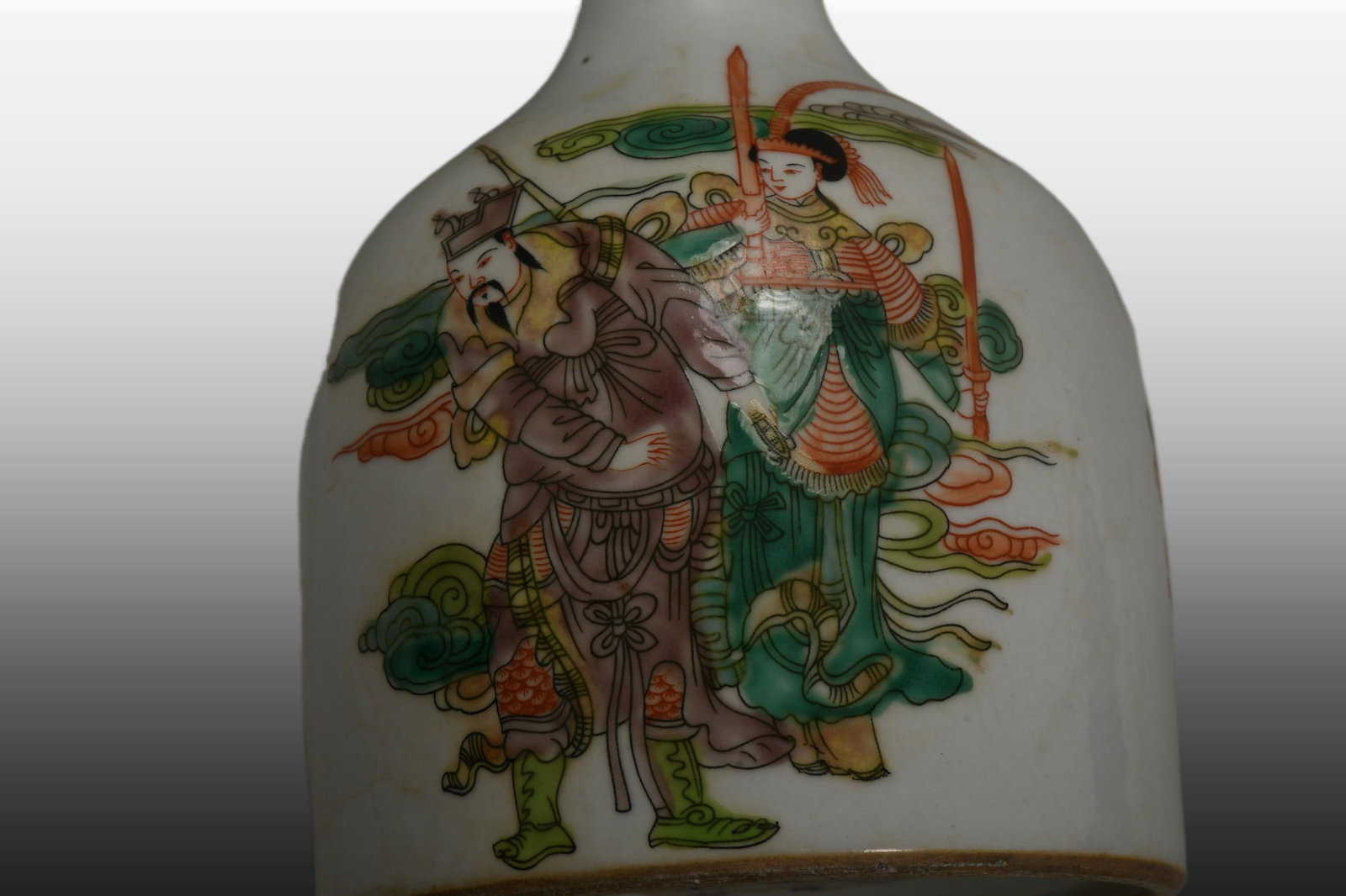 A Exquisite Wucai Figures Pattern Vase - 6
