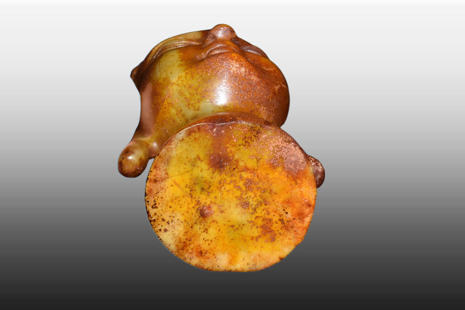 A Exquisite Gaogu Jade Buddha Head - 5