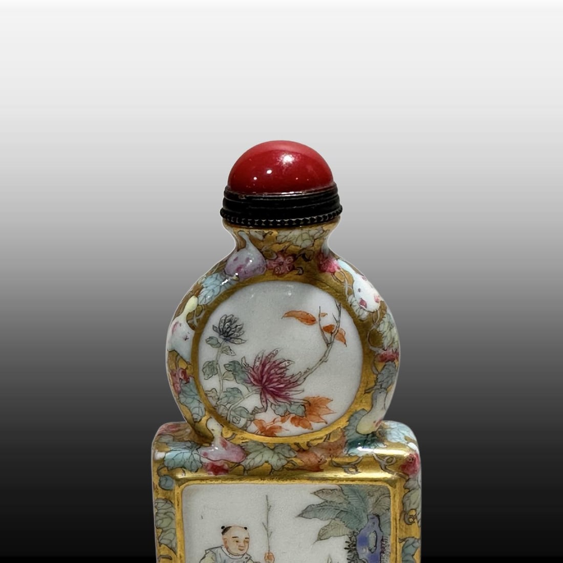 A Exquisite Enamel Figures Pattern Snuff Bottle - 2