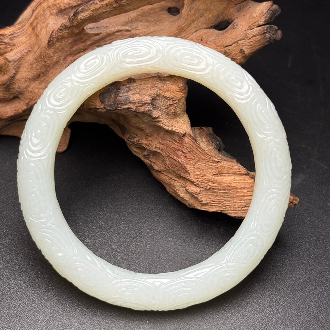 A Exquisite Hotan Jade Cloud Pattern Bracelets - 2